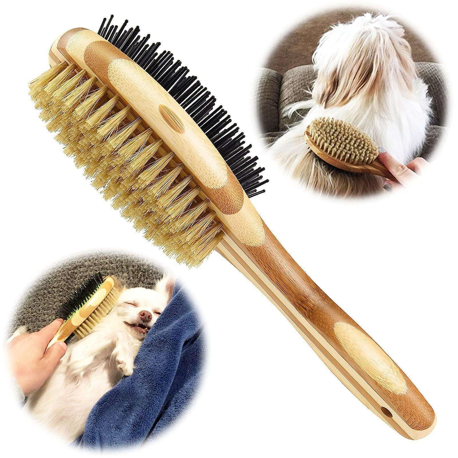 Two Sided Pet Brush